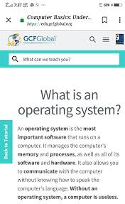 Specifically, it hides hardware complexity, manages computational resources, and provides isolation and protection. How Does An Operating System Help A Computer To Work Brainly In