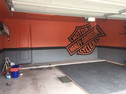 Harley Davidson Garage Garage Makeover Harley Davidson Decor Man Garage