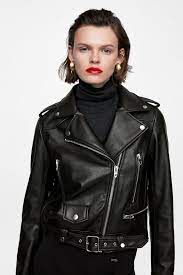 How I Dressed Like An Editor On An Intern Budget Black Biker Jacket Best Leather Jackets Faux Leather Biker Jacket