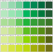 Pantone Green Chart Pantone Matching System Pms In 2019