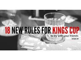 Kings, or kings cup, is a drinking game where player drink based on the value of a card drawn from the table. Kings Cup New Rules You Probably Haven T Tried Yet