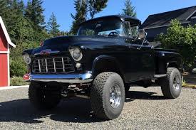 Image result for Midnight Black 1955 Truck