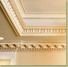 Pin By Misty Sanders Lee Black On Dream Guest Bedroom French Blue Sitting Room Interior Design Ceiling Design Bedroom Crown Molding
