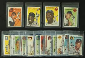 The wax packs wrappers combine the following colors, red, green, white, and black, and each. Complete 27 Card Set Of 1954 Topps Sports Illustrated Baseball Cards Pristine Auction