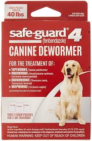 The deworming schedule depends on the dog's age and product that he or she is taking. Amazon Com Excel 8in1 Safe Guard Canine Dewormer For Large Dogs 3 Day Treatment Red 40 Lbs Pouch J7164 1 Pet Wormers Pet Supplies