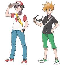 Official Art Of Pokemon Champions Red And Blue As They Appear In Pokemon Sun And Moon Http Ift Tt 2fm9k1o Pokemon Trainer Red Pokemon Sun Pokemon Champions