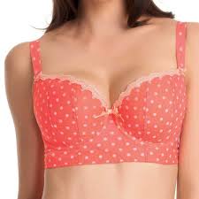 Freya Patsy Longline Underwire Padded Bra 1222 Coral Longline Bra Girls Bra Beautiful Bra