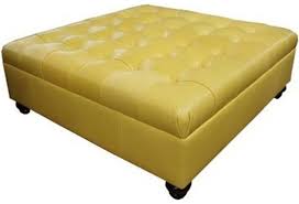 Richmond espresso bonded leather storage ottoman. Jonathan Louis Clarice Square Leather Tufted Cocktail Ottoman Fashion Furniture Ottomans