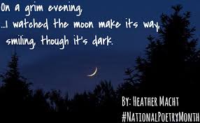 Smiling Moon Haiku National Poetry Month Poetry Month Kids Poems