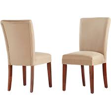 set of 2 parson dining chairs, peat
