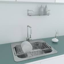 sink dish drainer basket, wire base