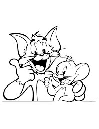 Try to color tom and jerry cartoons to unexpected colors! Tom And Jerry Pictures Coloring Sheets Free Printables