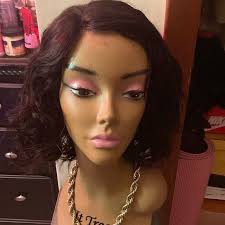 Human hair loose wave wig