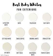 It's a soft warm creamy white and is very similar to alabaster by sherwin williams. 12 White Exterior Behr Paint Colors For Your Home List In Progress