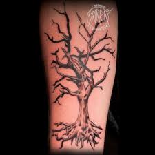Twisted Dead Tree Tattoo By Sarra Lynnette Dead Tree Tattoo Tattoos Tree Tattoo