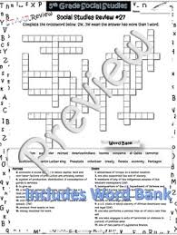 If the generator wasn't able to make a puzzle with all your words, it. Social Studies Crossword Puzzle Worksheets Teaching Resources Tpt