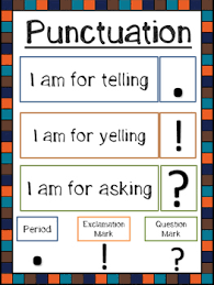 Punctuation Anchor Chart