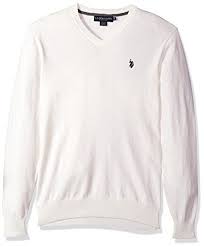 Black And White Polo Sweater Us Polo Assn Mens Stretch Fabric Solid V Neck Sweater Tshirt Shirt Polos Clothing Fashion Poloshi Long Sleeve Tshirt Men Polo Sweater Mens Vneck Sweater