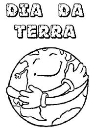 Capas externas de la tierra. El Dia De La Tierra Para Colorear