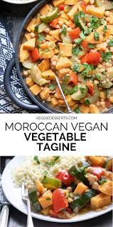 Easy Vegan Vegetable Tagine Recipe Tagine Recipes Tagine Dinner Recipes Easy Quick