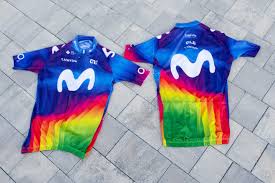 Movistar y dazn han firmado un acuerdo para poder emitir el canal de motogp durante la temporada 2021 en el paquete motor. Movistar Team To Wear Fan Selected Charity Jersey At Strade Bianche Movistar Team