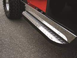 Home > club car ds > diamond plate parts > club car ds diamond plate running boards. Golf Cart Nerf Bars Step Plate Running Board