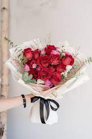 Red Roses Bouquet Red Flower Bouquet Red Rose Bouquet Flowers Bouquet Gift