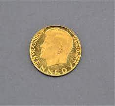 Medaille college, canisius college and. 0156 Gold Medaille John F Kennedy 22 Nov 1963 Auktionshaus Wimberger