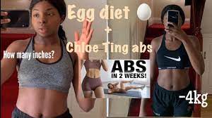 It is unhealthy and may be harmful. I Tried The Egg Diet And The Chloe Ting Ab Challenge For 4 Days Just Experimental Youtube