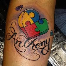 Autism heart puzzle piece tattoo. Heart Puzzle Tattoo Rip Novocom Top