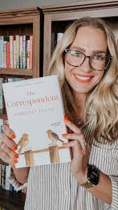 Virginia Evans stopped by to sign a few copies of her book, THE  CORRESPONDENT. We liked it so much that we picked it for our August Book  Club selection. Swing by and