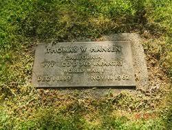 Pvt Thomas Watson Hansen (1889 - 1962) - Find A Grave Memorial - 41920633_133568819966