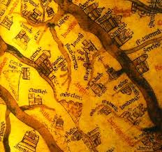 Mappa mundi includes the option to enable colonial names for european civilizations. The Hereford Mappa Mundi