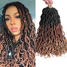 Dreads have a long, rich history, and the culture attached to them is beautiful. Wavy Goddess Locs Ombre Crochet Hair Lot De 8 Extensions De Cheveux 100 Fibre Kanekalon Faux Locs R Extensions De Cheveux Cheveux Tresses Cheveux Synthetiques