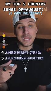 Top 5 Bailey Zimmerman Songs of August