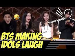 Bts Making Idols Laugh Bts Funny Moments Youtube Bts Funny Bts Funny Moments Funny Moments