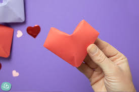 Krieglmeiers pinnwand „herz vorlage auf pinterest. Romantisches 3d Herz Basteln Origami Vorlage Wunderbunt De