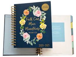 2021 Floral Faith Based 7x9 Spiral Weekly Agenda By Eccolo Barnes Noble