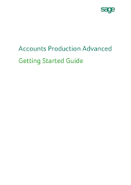 Sage Apa Getting Started Guide Manualzz Com