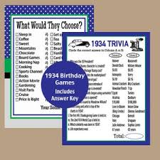 If you know, you know. 65th Birthday Games 65th Party Games 1956 Trivia Birthday Etsy
