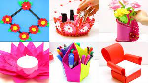 Ce poti face din hartie. 14 Decoratiuni Din Hartie Colorata Youtube