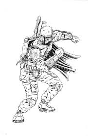 Boba Fett 13 Ausmalbilder Star Wars Ausmalbilder Ausmalen Kostenlose Malvorlagen