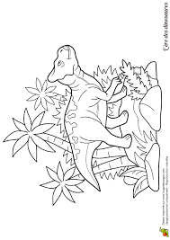 coloriage petit leptoceratops oiseau