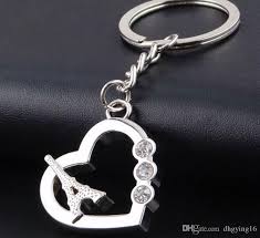 A wide variety of metal eiffel tower keychain options are available to you, such as metal, plastic, and leather. Cute Love Hearts Paris Eiffel Tower Keychain Car Keyring With Rhinestone Friends Gift From Dhgying16 0 9 Dhgate Com