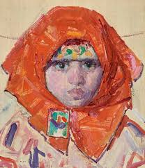 7) College Pennant Girl Postcards, F. Earl Christy