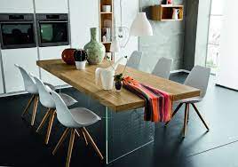 Nizza Table With Ice Legs By Altacorte Ecolab 2 Collection Tavoli In Legno Tavolo Legno Grezzo Tavolo Moderno