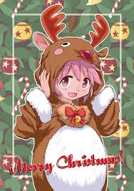 Merry Christmas Madoka Kaname By Riccardobacci On Deviantart Merry Christmas Puella Magi Madoka Magica Anime