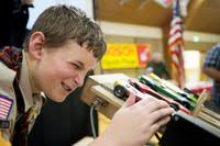 Speed racers come out for Pinewood Derby
