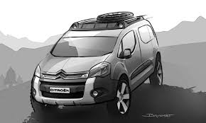 Og 2008 Citroen Berlingo Mk2 Design Sketch Citroen Berlingo Citroen Car Design Sketch