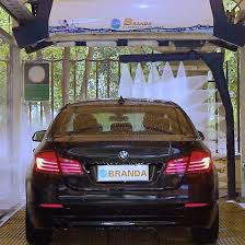This car wash also implemented automatic overhead sprinklers and a 50 hp air blower to dry the car. China Branda A9 360 Express Automatic Car Washing Machine Systems With Car Vacuum Cleaner Station Lavag Auto China Car Wash Robot Car Wash Machine